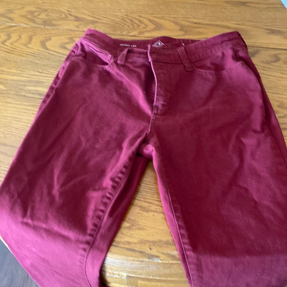 St John’s bay Jeans. Skinny leg red brick jeans